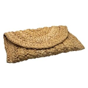 Freie Liebe Straw Clutch Summer Beach Bags Envelope‎ Woven Handbags 11” x 6”
